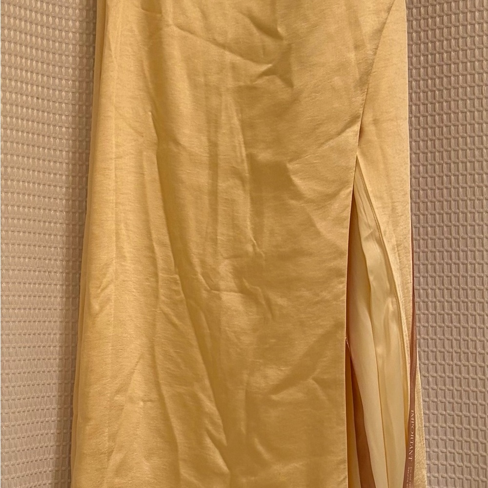 Meshki Strapless Yellow Dress - Picture 9 of 9
